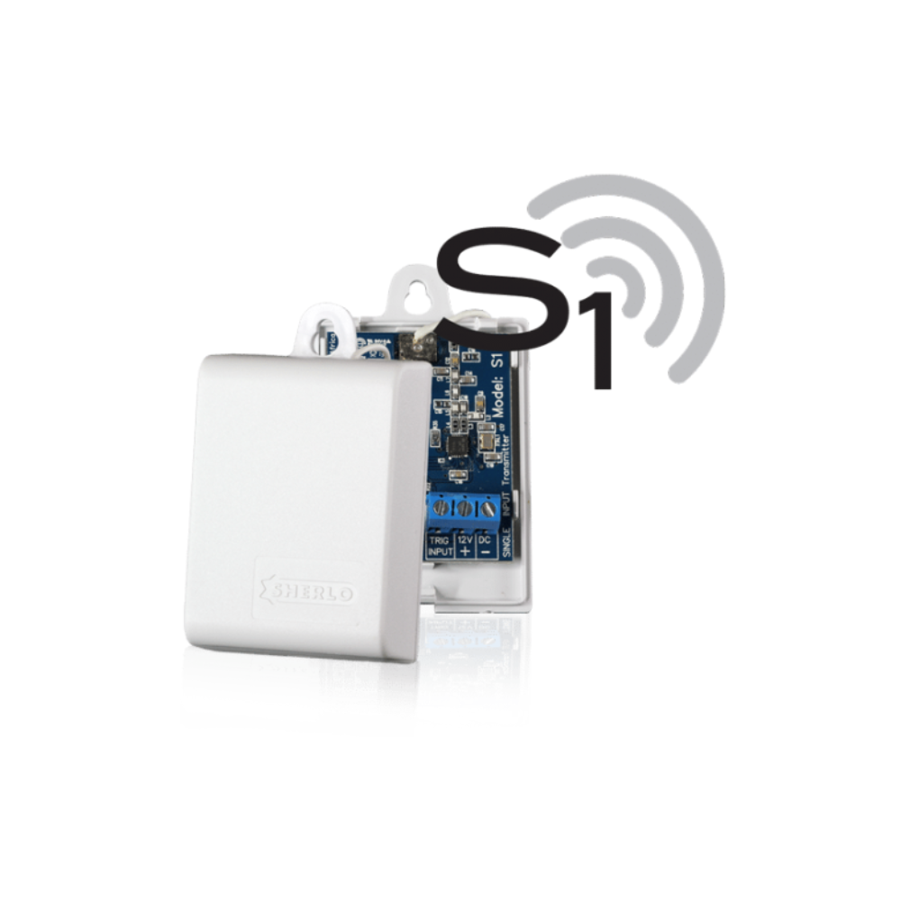 Sherlotronics 1 Channel Stand-Alone Transmitter 12V 150m Range (S1)