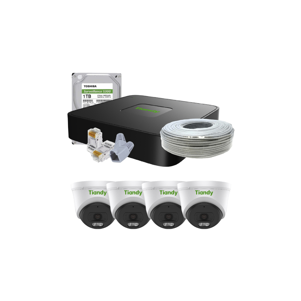 Tiandy AK Series 4 Channel Kit