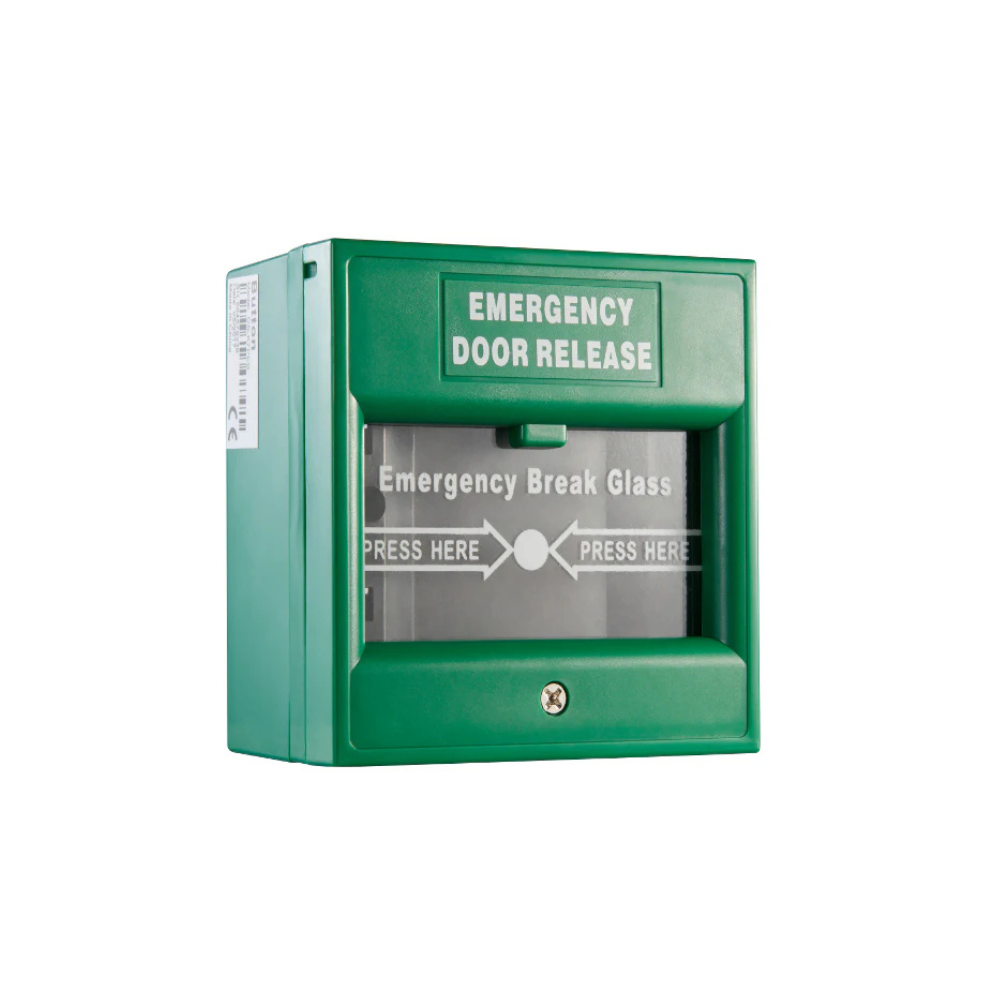 Hikvision DS-K7PEB Emergency Break Glass - Green