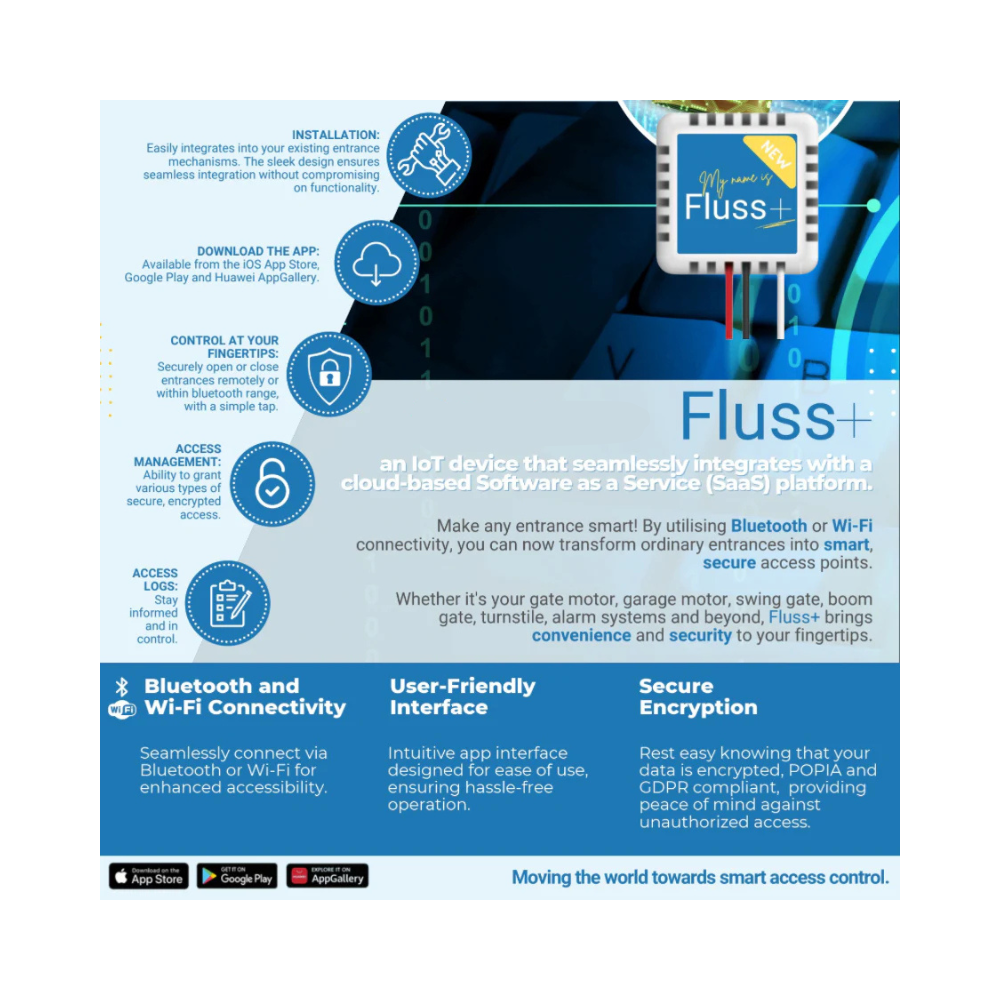 Fluss+ WiFi & Bluetooth Controller