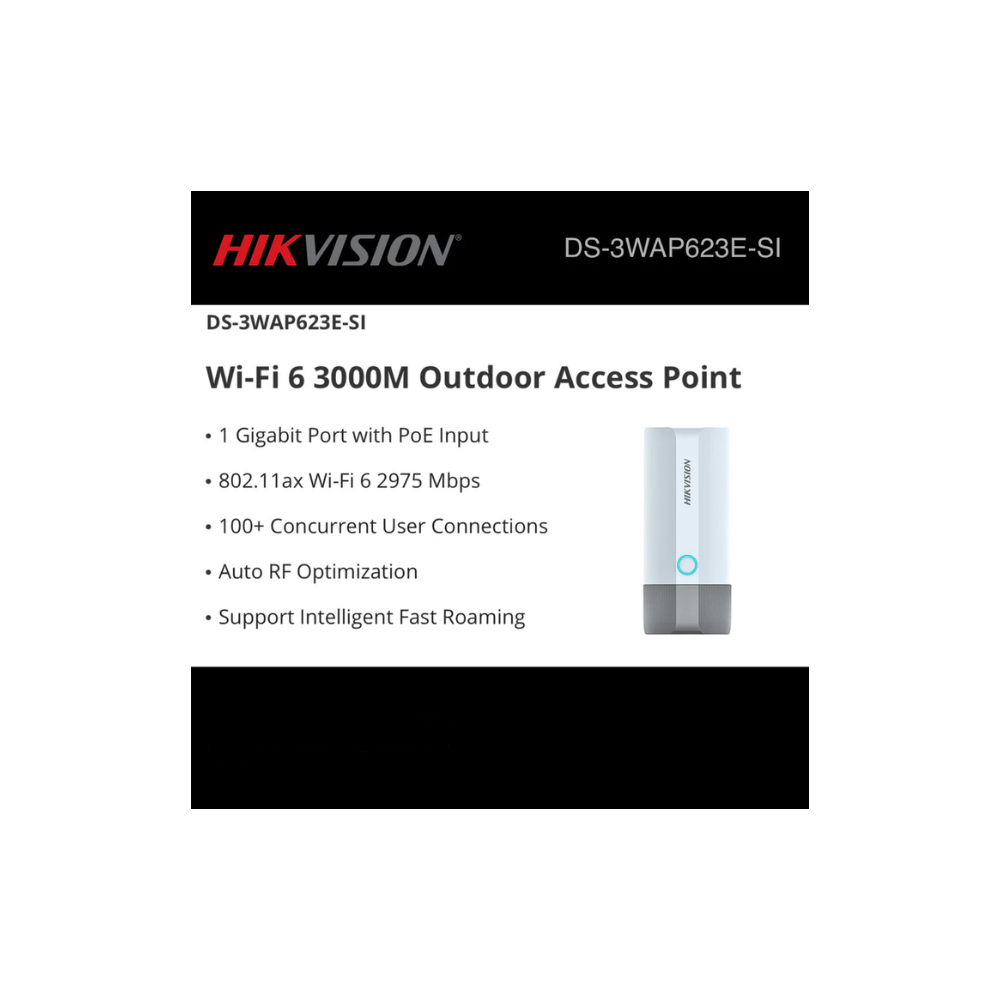 Hikvision Wi-Fi 6 3000M Outdoor Access Point