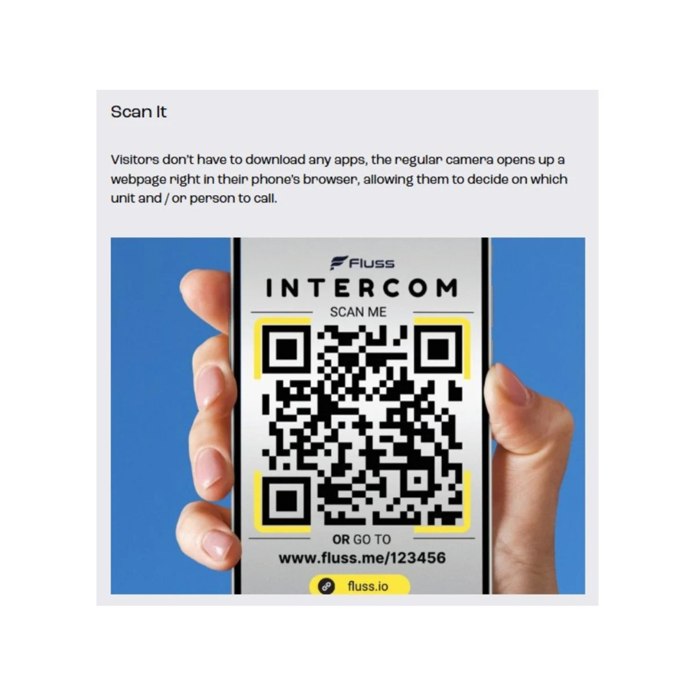Fluss Smart Intercom - A6