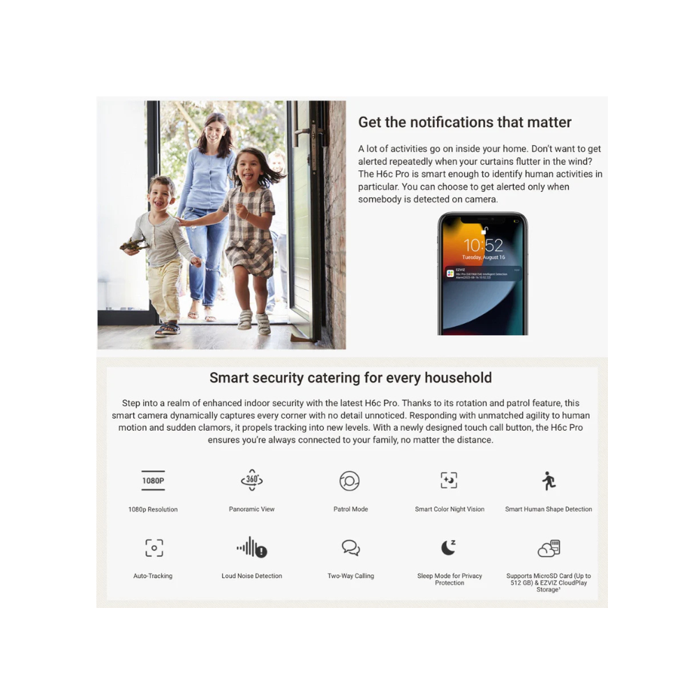 EZVIZ CB8 4G + WiFi 2K Smart AI Battery Camera Kit