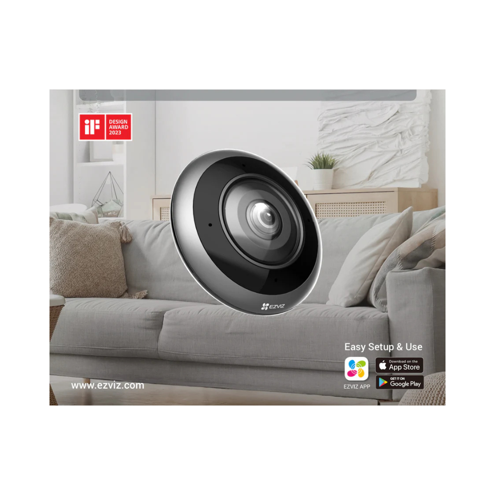 EZVIZ E4p 6mp Panoramic Fisheye Camera