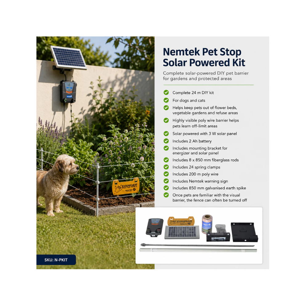 Nemtek Pet Stop Solar Powered Kit