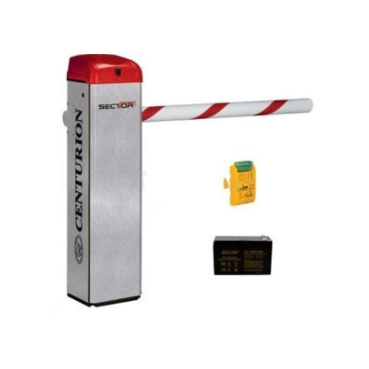 Centurion SECTOR II DC Barrier 3m 316SS incl SA Loop Detector and Pole