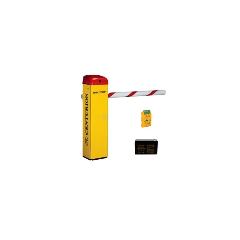 Centurion Sector II DC Barrier 6m 430SS incl SA Loop Detector and Pole