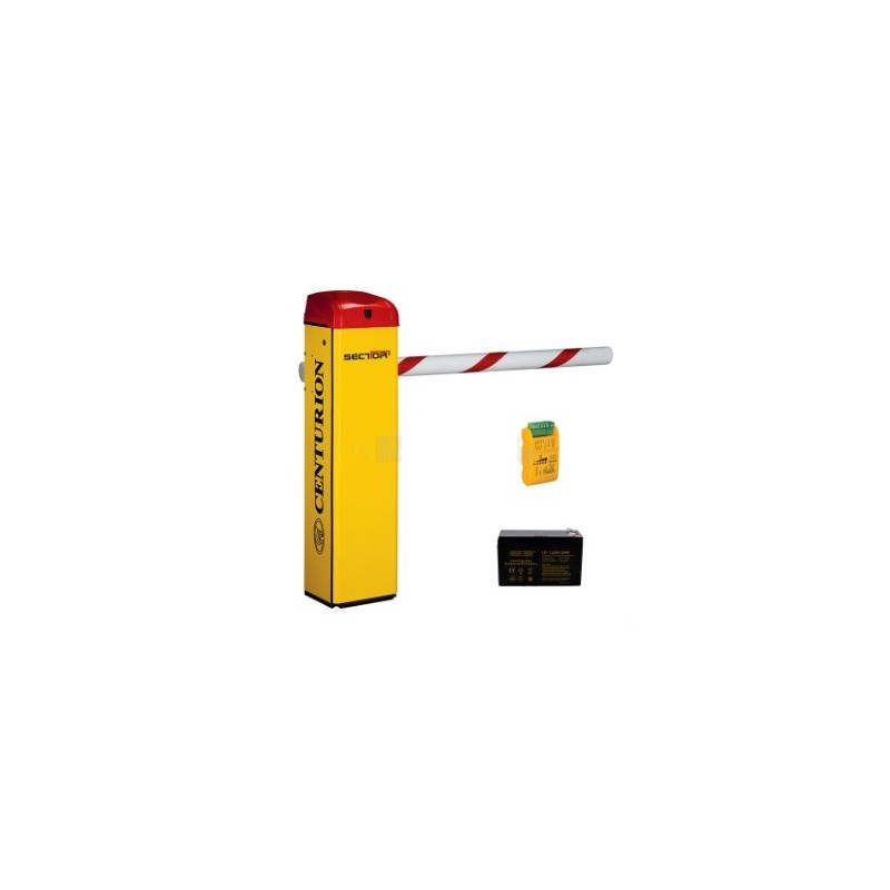 Centurion Sector II DC Barrier 6m Mild Steel Incl SA Loop Detector and Pole