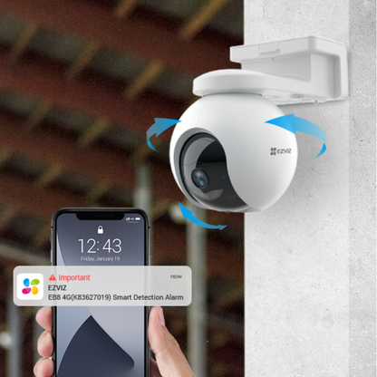 EZVIZ EB8 2K Battery-Powered PT 4G Security Camera