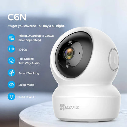 EZVIZ C6N Full HD Pan&Tilt Smart WiFi IP Camera