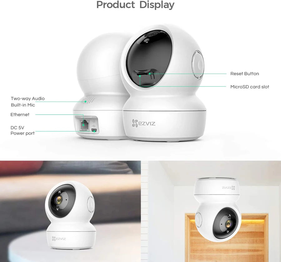 EZVIZ C6N Full HD Pan&Tilt Smart WiFi IP Camera