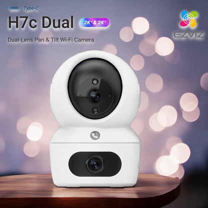 EZVIZ H7c 2K Dual-Lens Pan & Tilt Wi-Fi Camera