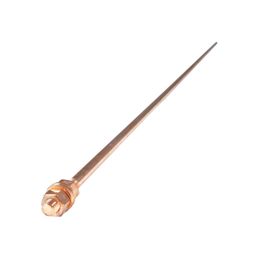 Nemtek Copper Earth Spike With Nut & Washer - 1.2m