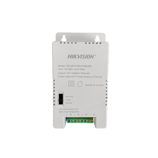 Hikvision 12 Volts 4 Channel CCTV Power Supply