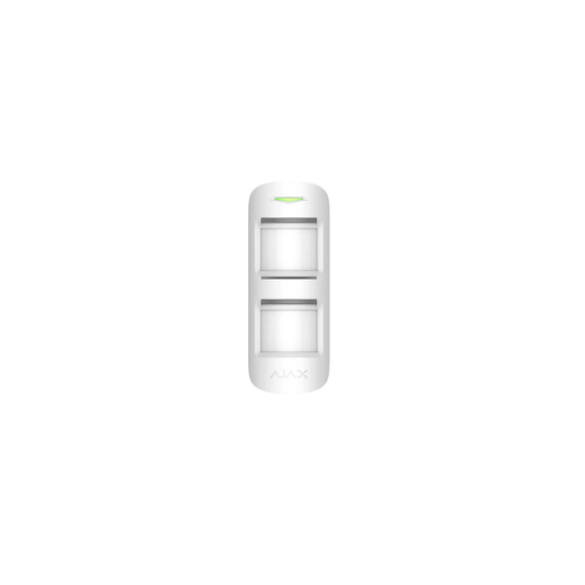Ajax MotionProtect White Wireless Outdoor Motion Detector with Anti-Masking & Pet Immunity