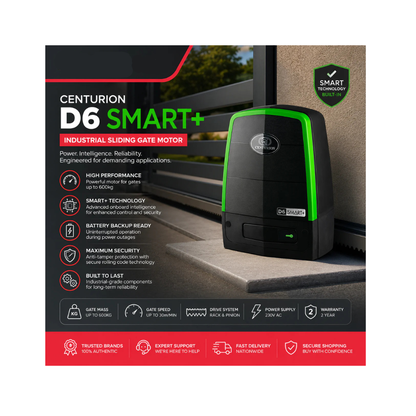 Centurion D6 Smart+ Motor incl Remotes