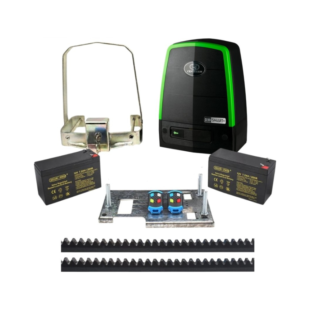 Centurion D20 SMART Gate Motor Kit with Anti-Theft Bracket