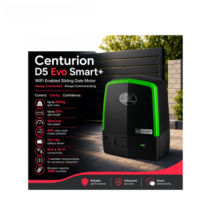 Centurion D5 Evo Smart+ Motor incl Remotes