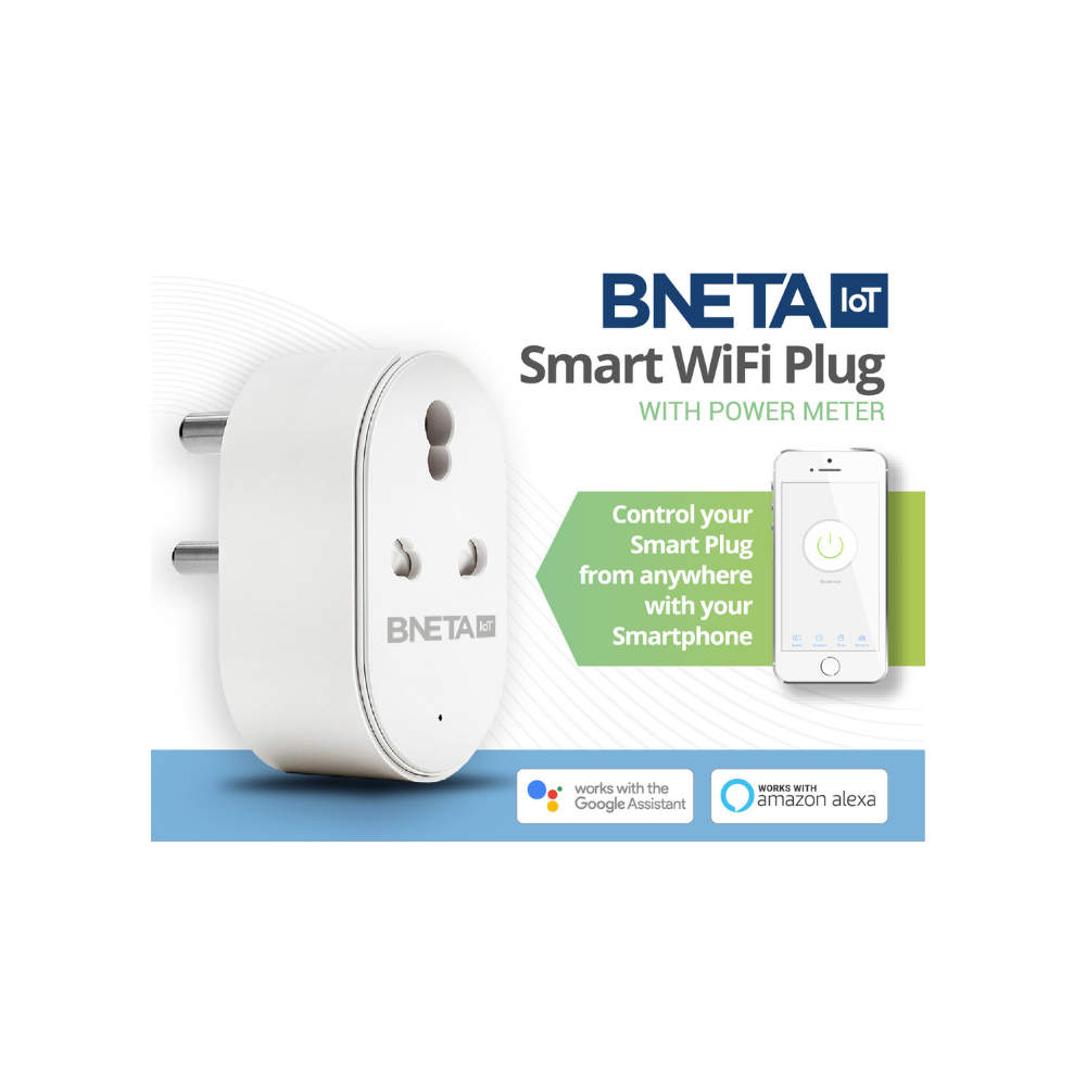 BNETA IoT Smart WiFi Plug IN02 SA 2 & 3 Pin