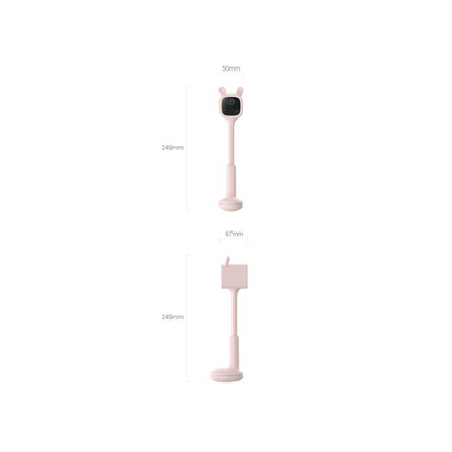 Ezviz BM1 Battery-Powered Baby Monitor (Pink)