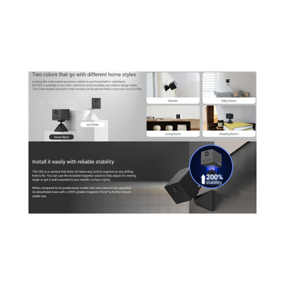 Ezviz CB2 2MP Wi-Fi Smart Home Battery Camera - White