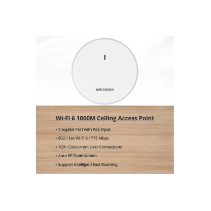 Hikvision Wi-Fi 6 1800M Celling Access Point