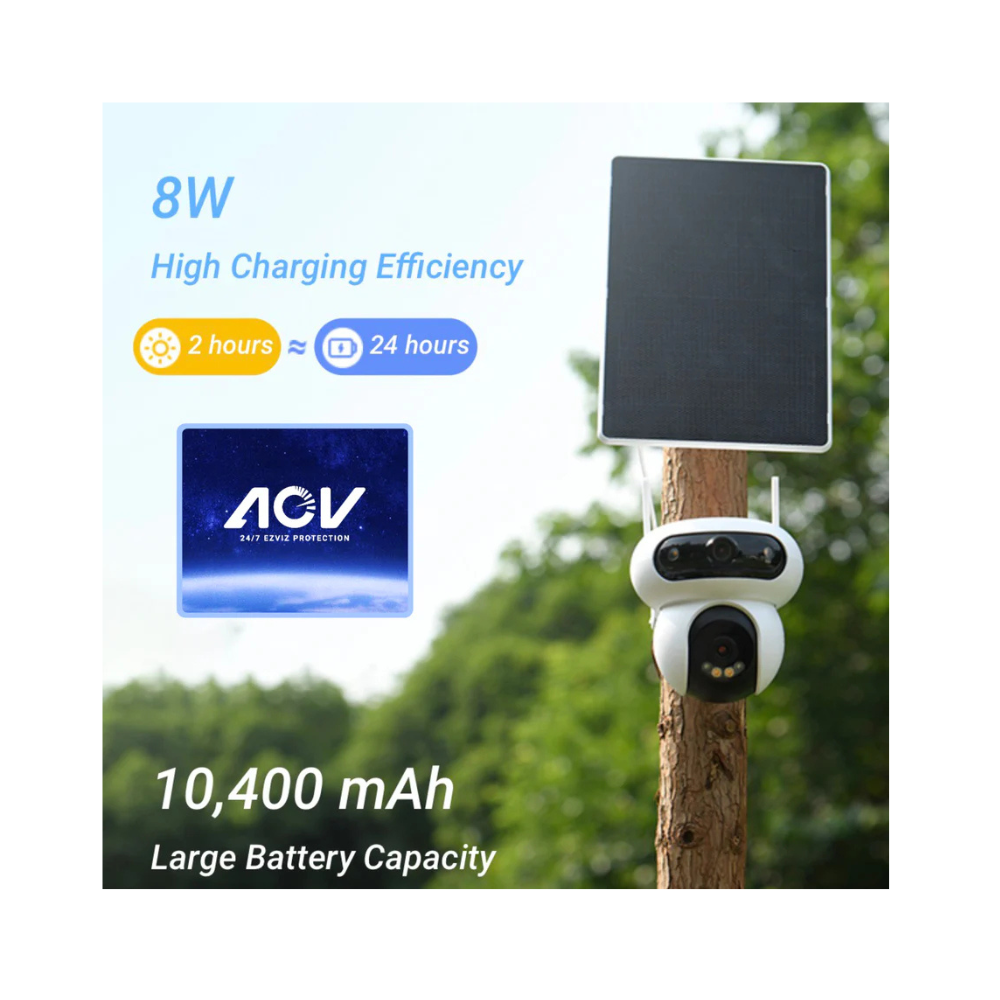 EZVIZ HB90x Dual 4G + WIFI Camera Solar Bundle (4MP)
