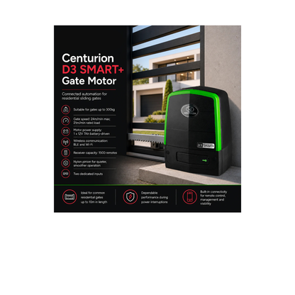 Centurion D3 Smart+ Motor incl Remotes